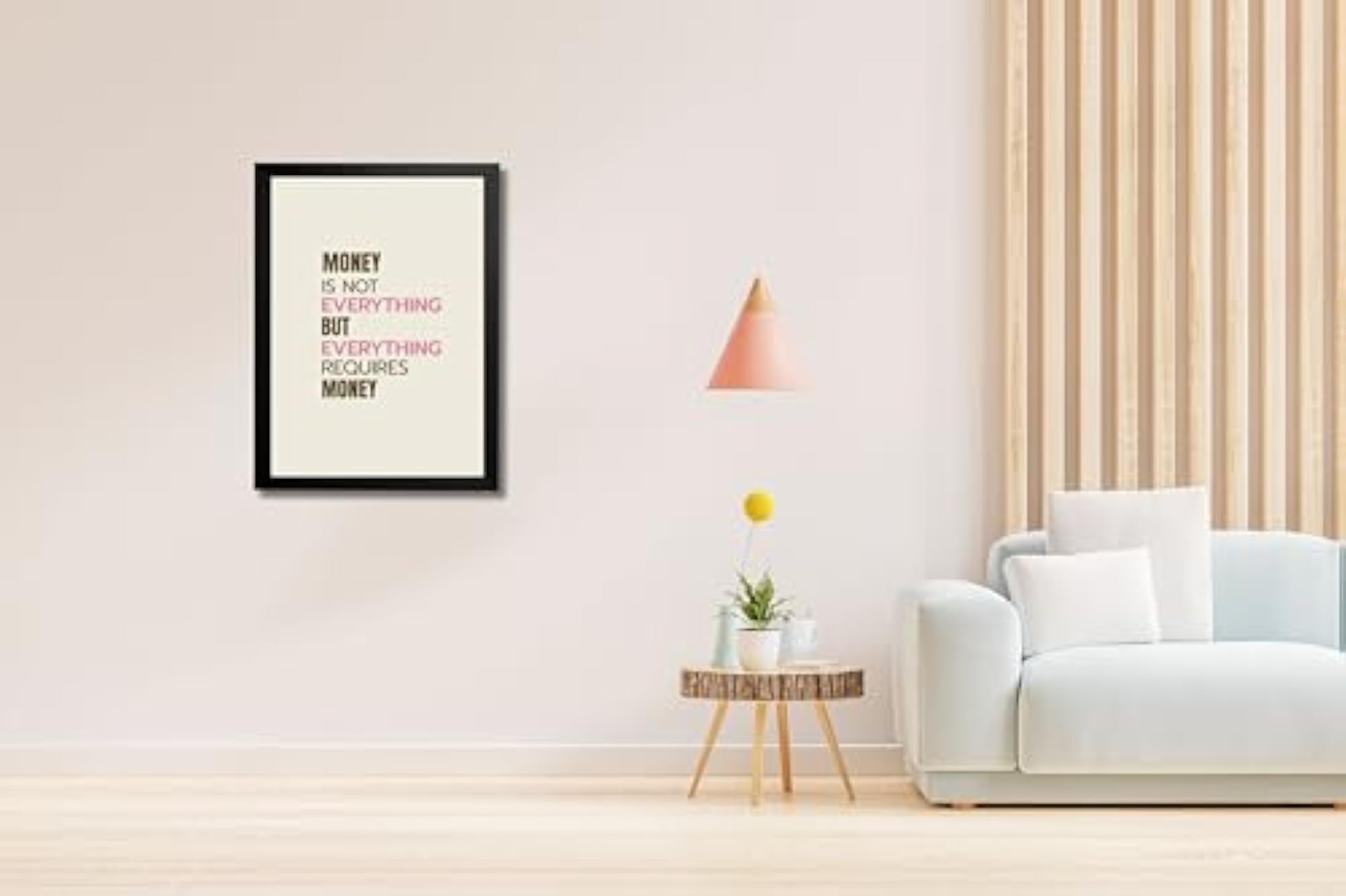 Motivational Wall Photo Frame with Inspirational Quote